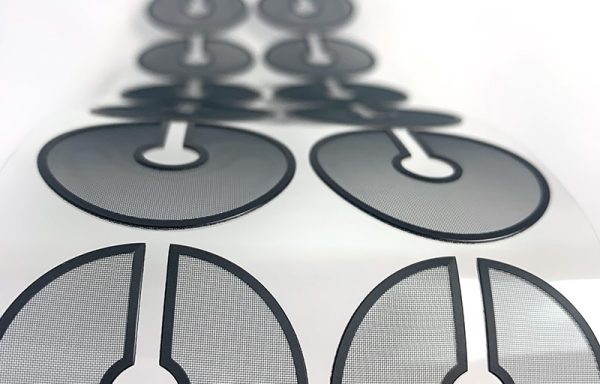 喇叭網紗模切成型